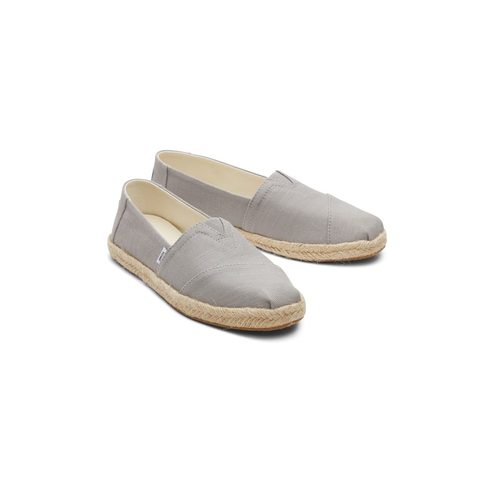 TOMS Alpargata Rope 100% Baumwoll-Espadrilles Für Damen In Griesregenfarbe