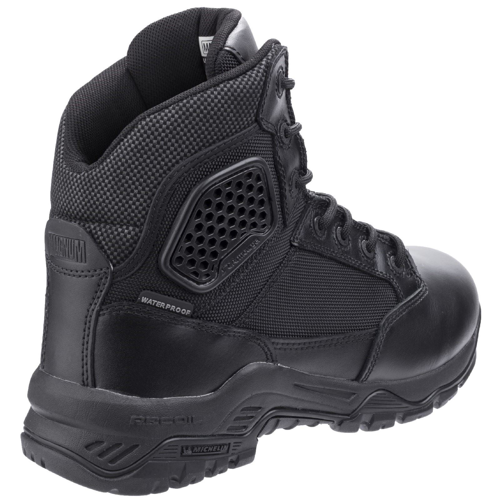 Magnum Strike Force 6.0 Wp Leder Schwarze Sicherheitsschuhe