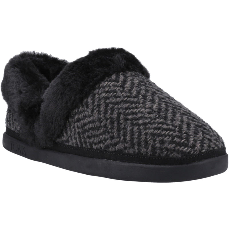 TOMS Oslo Damen Hausschuhe aus Polyester in Schwarz