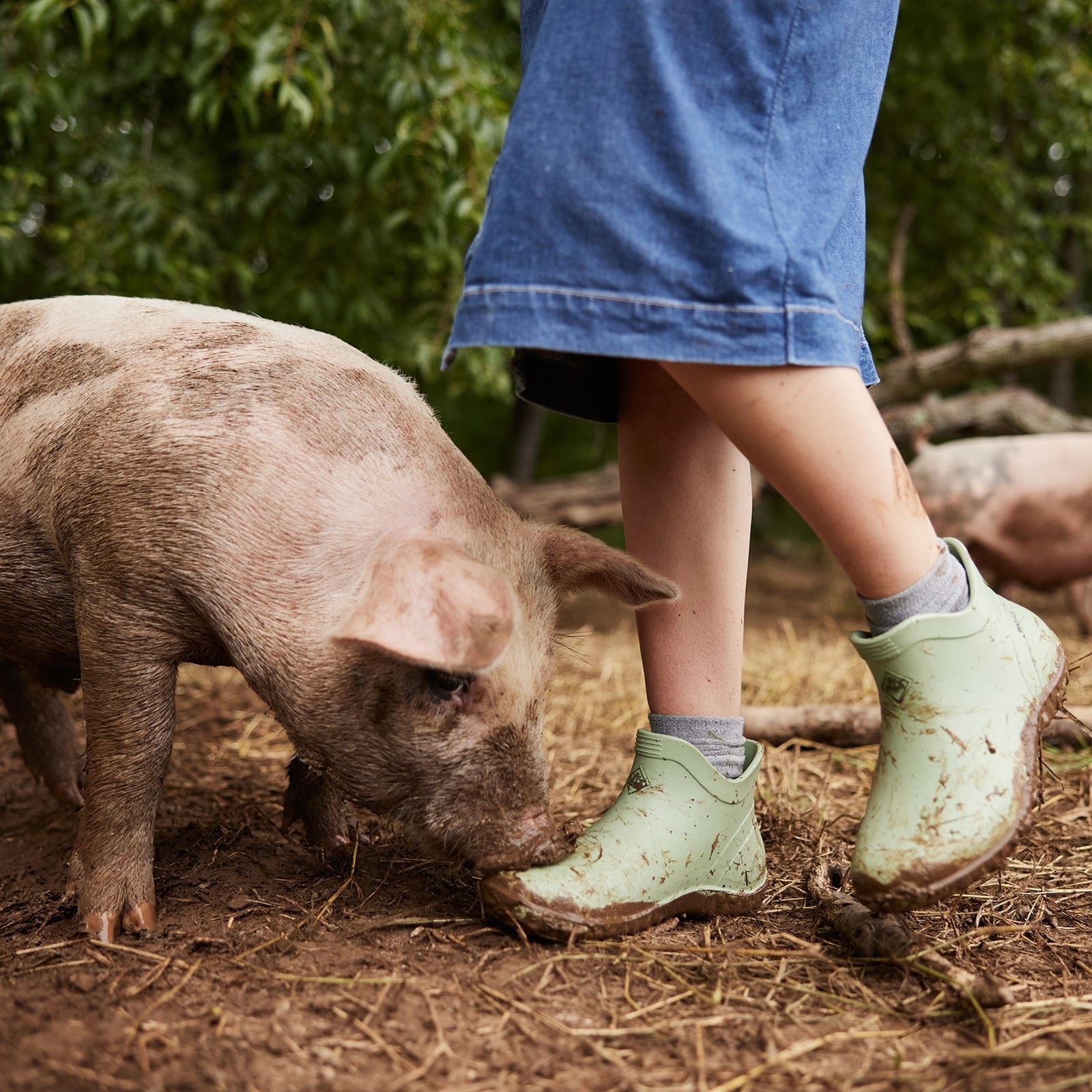 Muck Boots Muckster Lite Weisse Gummistiefel