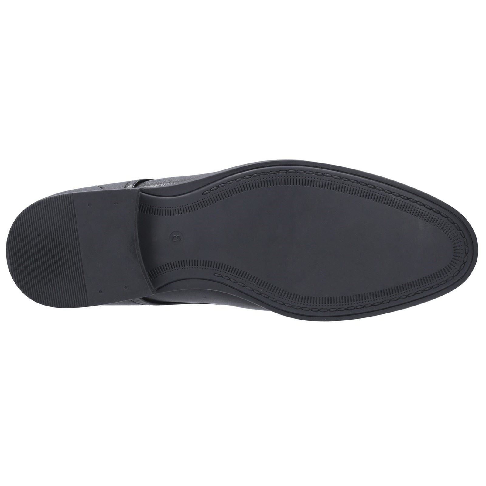 Hush Puppies Oscar Clean Toe Schwarze Farbe Herren-Schnürschuhe Aus Leder