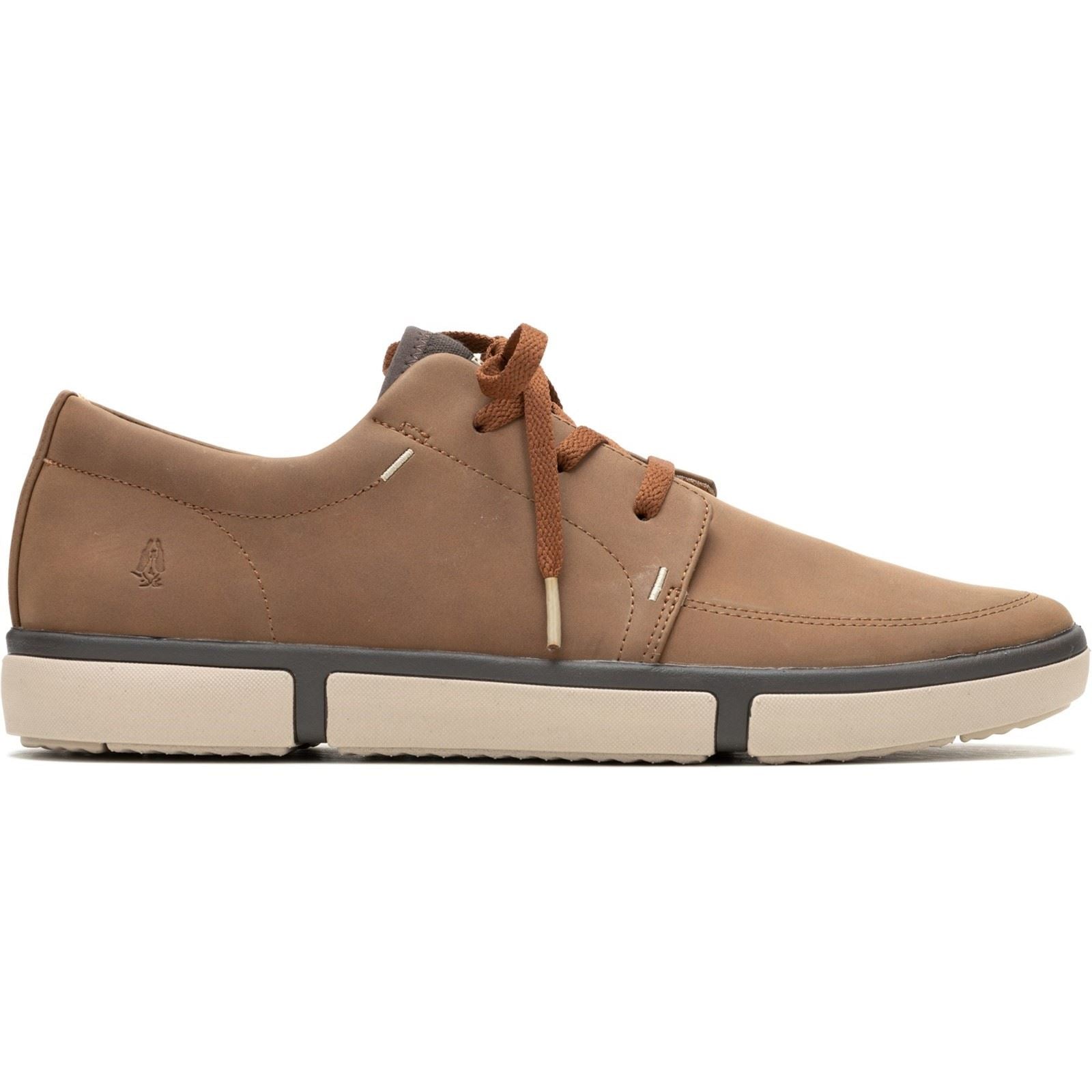 Hush Puppies Briggs Leder Herren Cognac Sneakers