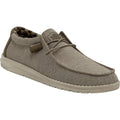 HEYDUDE Wally Sox Herren Bootsschuhe Aus Kunst-Wildleder In Beige