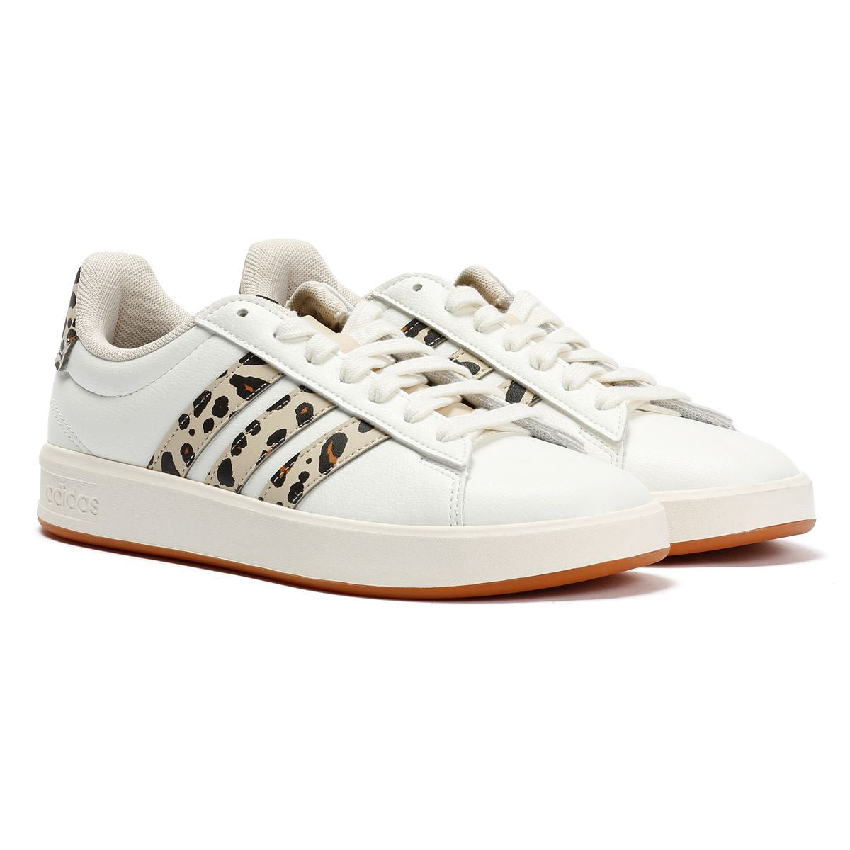 Adidas Grand Court 3.0 Damen Sneakers In Beige