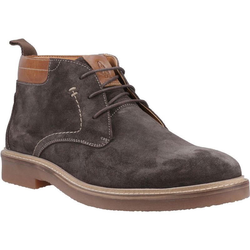 Hush Puppies Gideon Herren Wildleder Stiefeletten in Schokoladenbraun