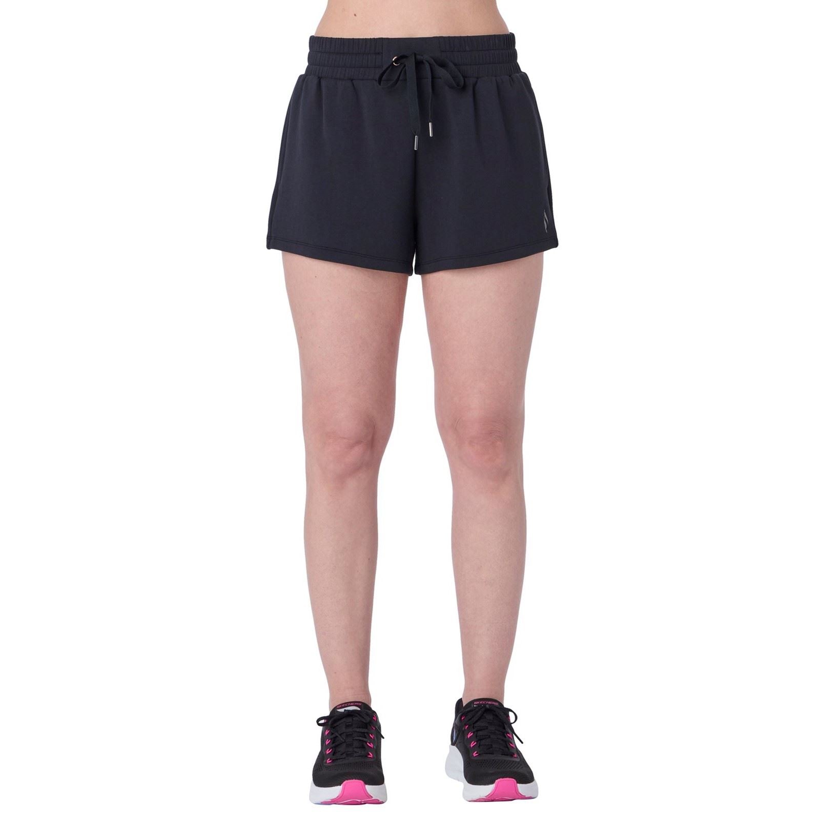 Skechers Skechluxe Elevate 5" Slip-In Damen Schwarz Sportbekleidung Shorts