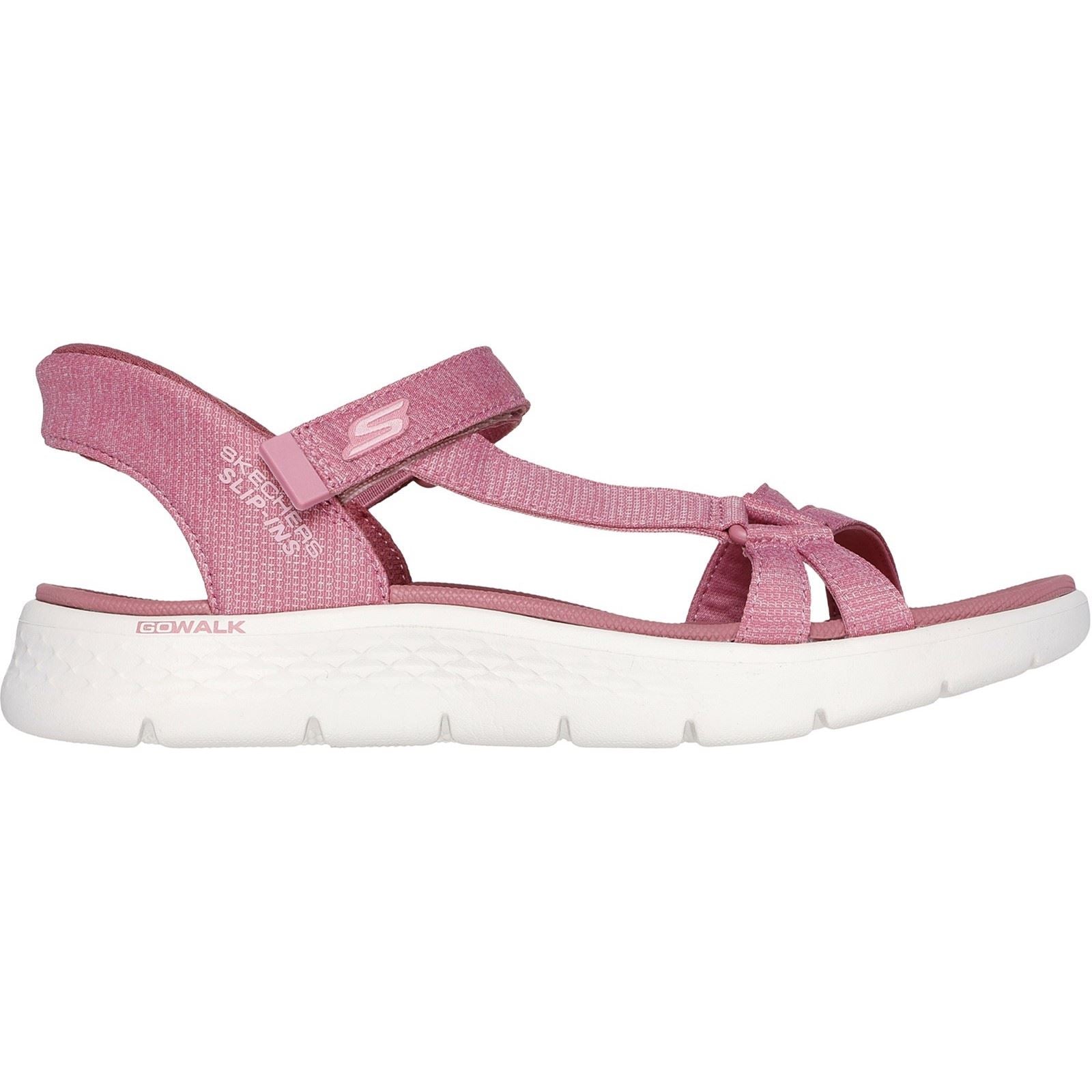Skechers GO WALK Flex Illuminate Damen Sandalen In Malve