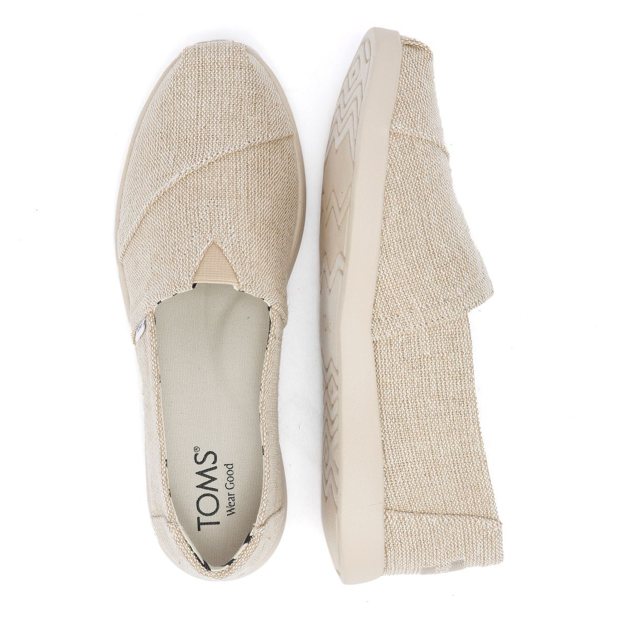 TOMS Alpargata Plus Heritage Canvas Damen Espadrilles In Beige