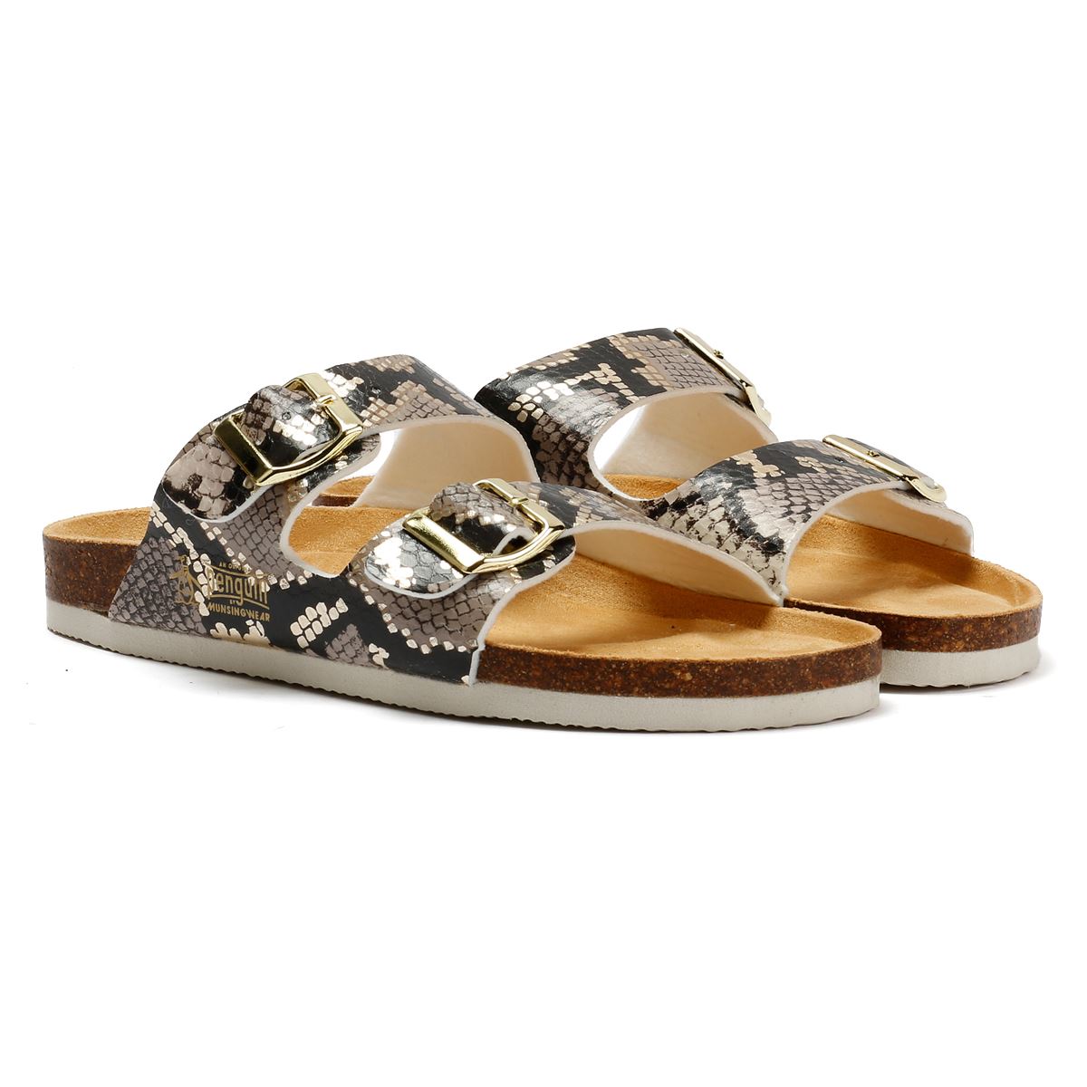 Penguin Port 2 Damen Graue Sandalen