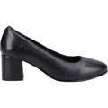 Hush Puppies Anna Wide Leder Frauen Schwarze Absätze