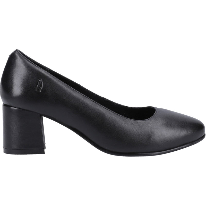 Hush Puppies Anna Wide Leder Frauen Schwarze Absätze