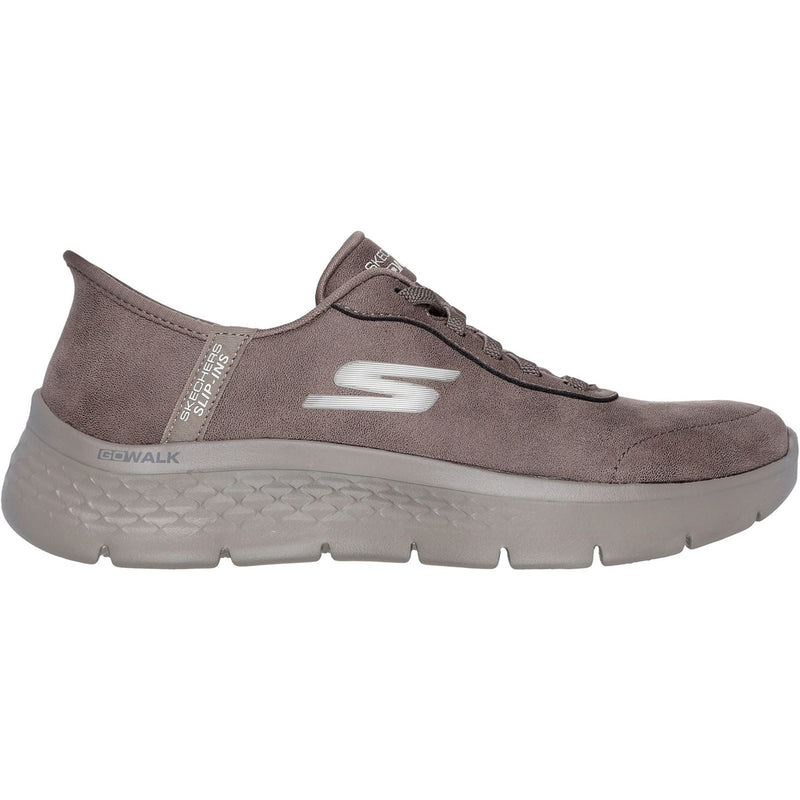 Skechers Go Walk Flex Mali Textil Damen Turnschuhe In Braun