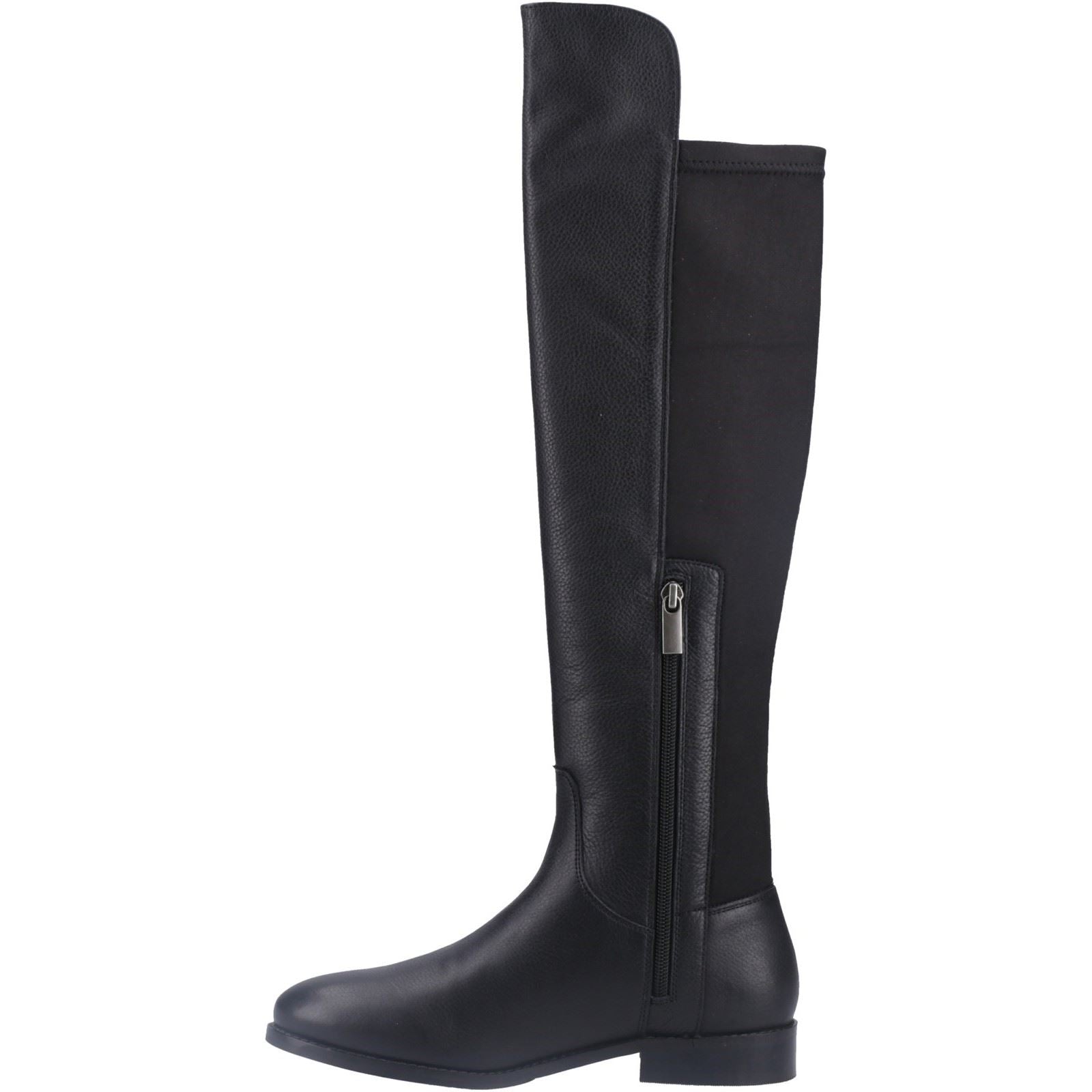 Hush Puppies Paisley Kunstleder Damen Schwarze Stiefel
