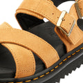 Dr. Martens Voss II EH Damen Sandalen Aus Wildleder In Braun