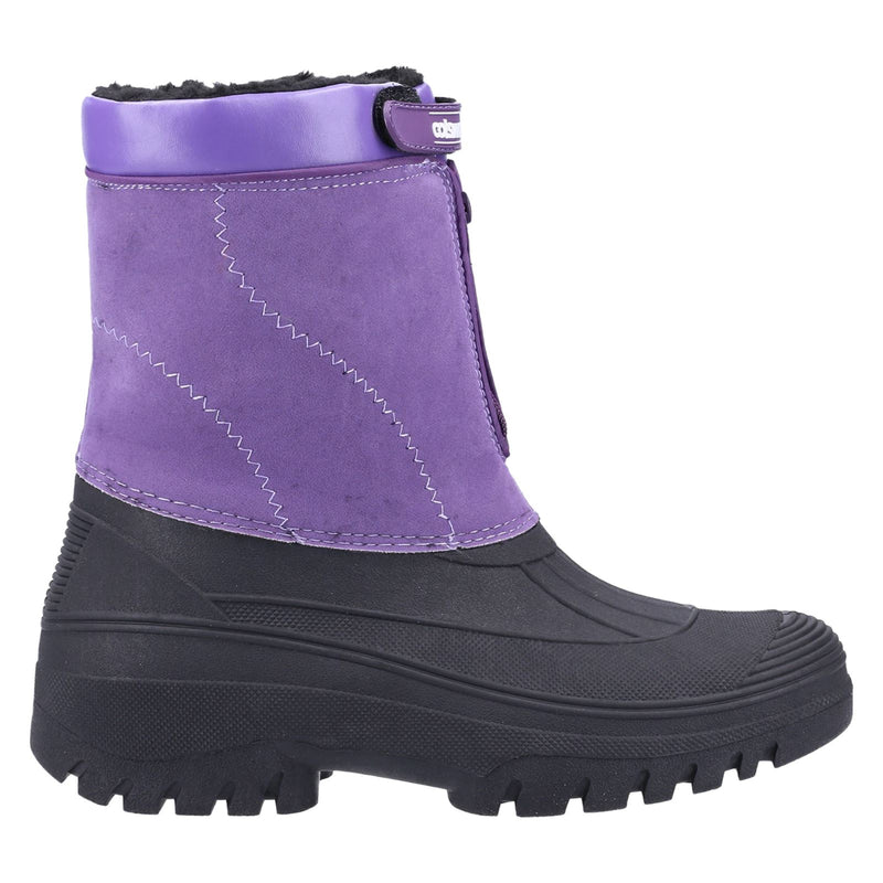 Cotswold Venture Synthetische Violette Gummistiefel