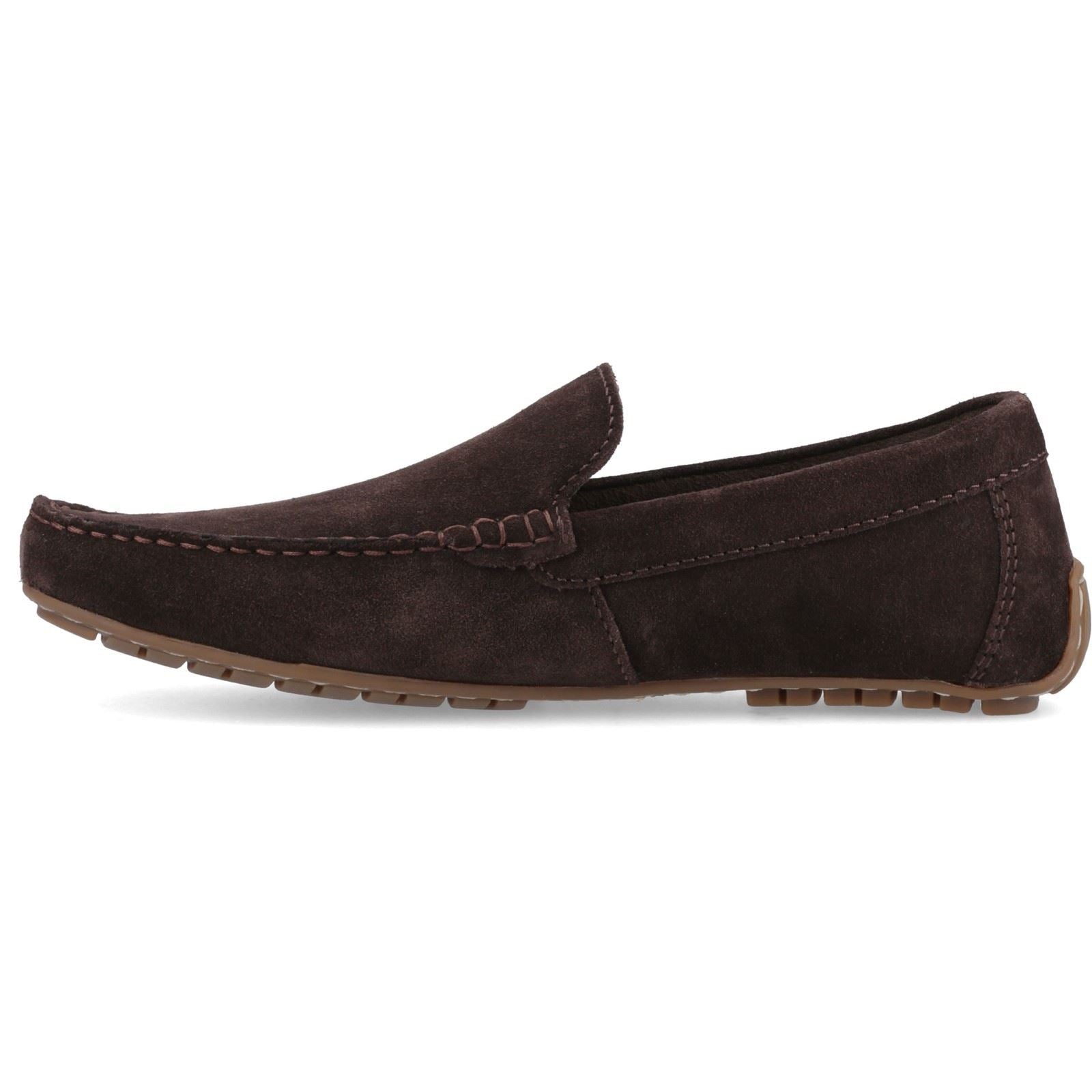 Hush Puppies Ralph Suede Leder Herren Braune Loafer