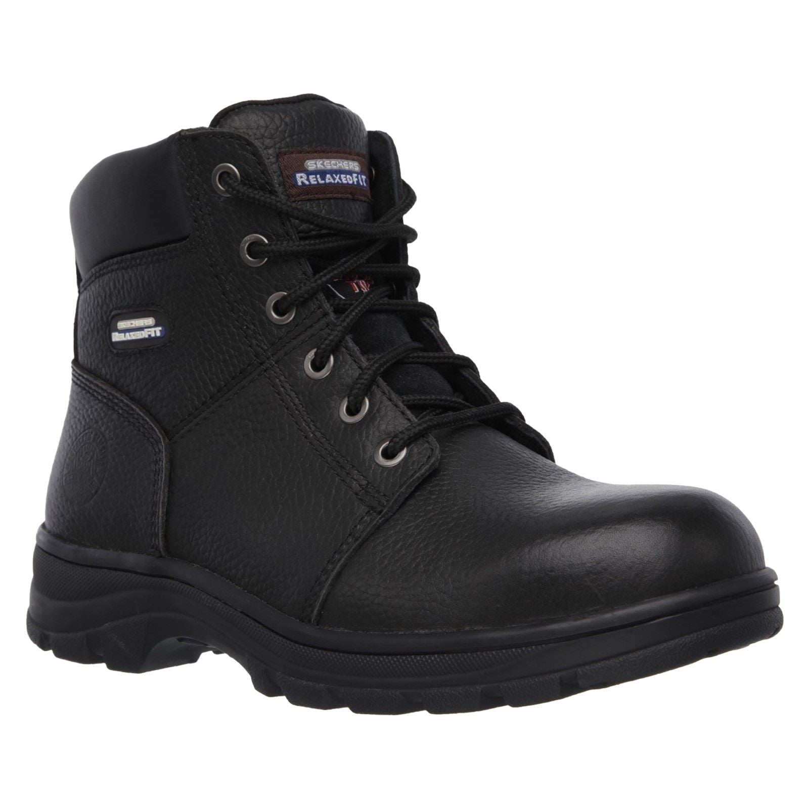 Skechers Workwear Workshire Leder Männer Schwarze Farbe Sicherheitsstiefel