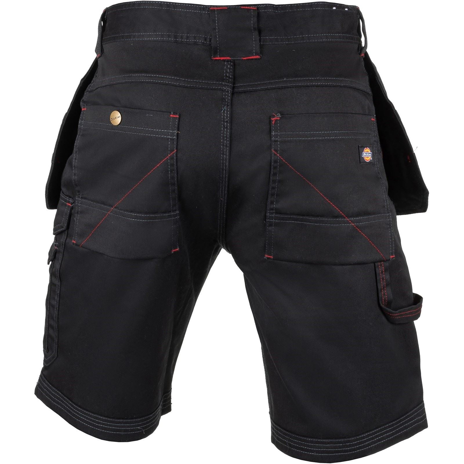Dickies Redhawk Pro Work Polyester Herren Schwarze Arbeitskurze