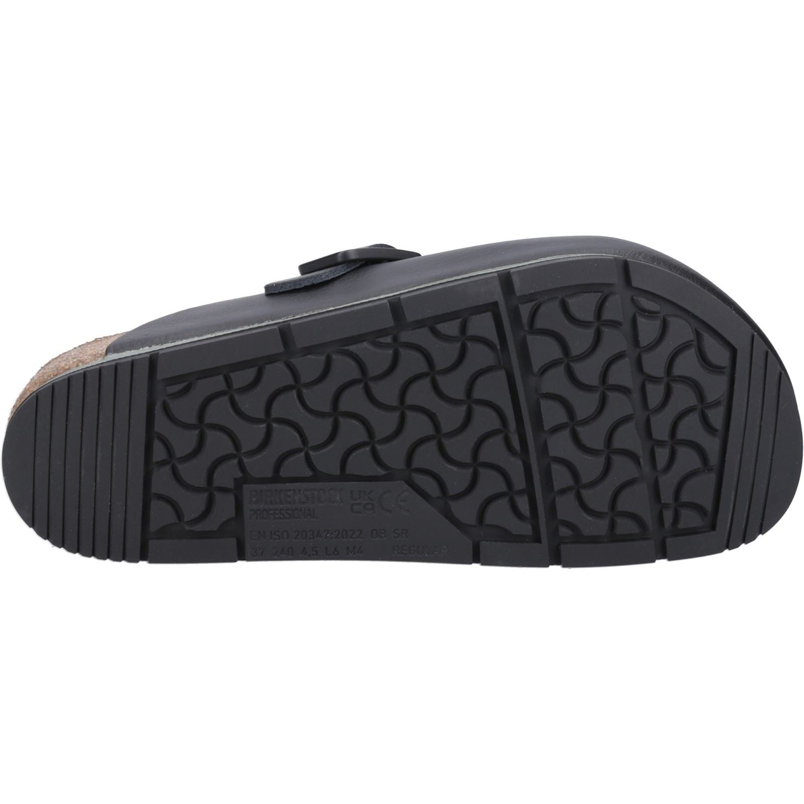 Birkenstock Boston Pro Damen Schwarzclogs Aus Leder