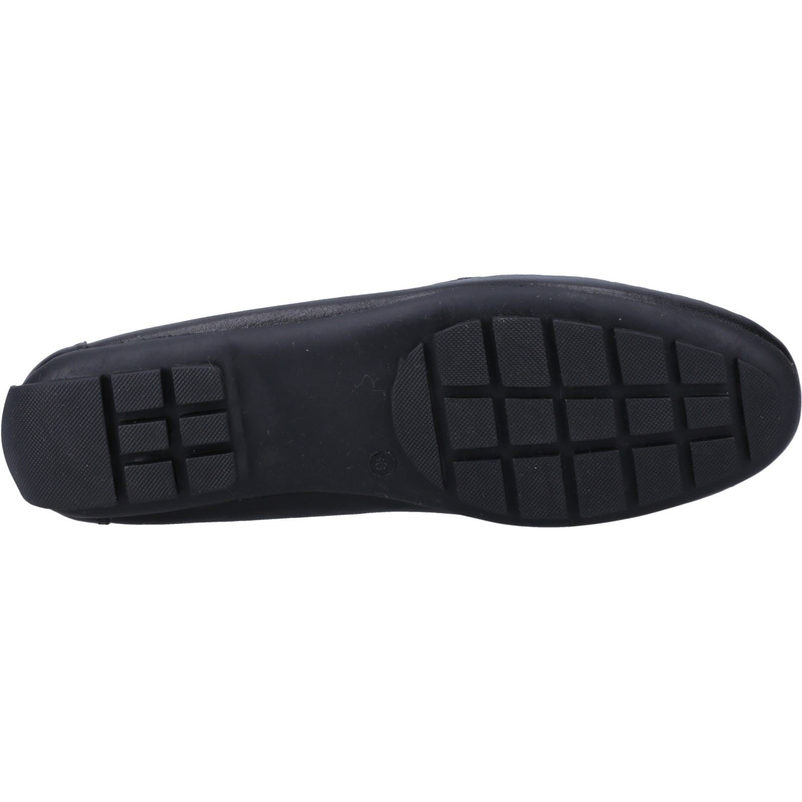 Hush Puppies Eleanor Damen Schwarze Farbe Lederloafer