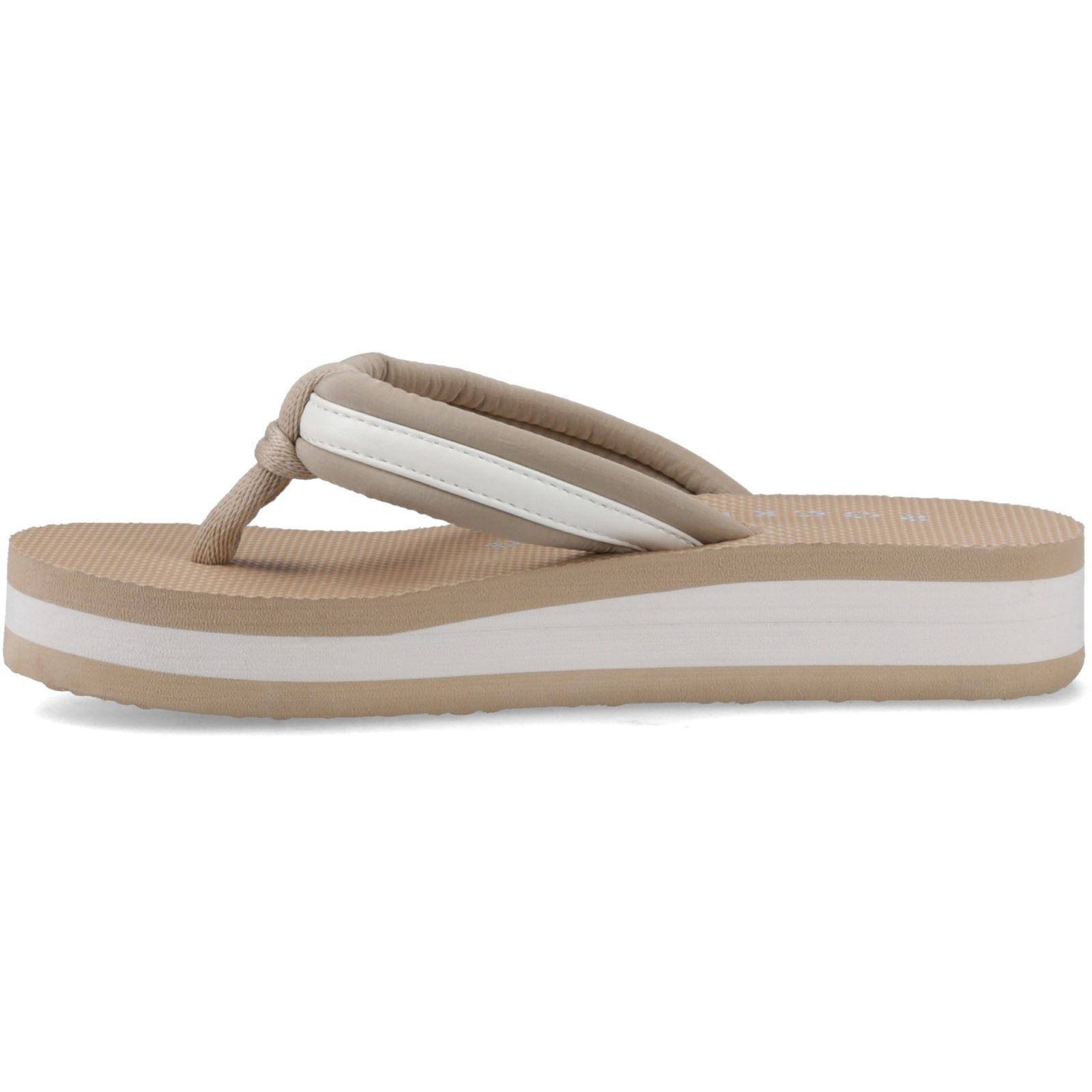 Rocket Dog Monica Nylon PU Textil Damen Tan/Creme Flip-Flops