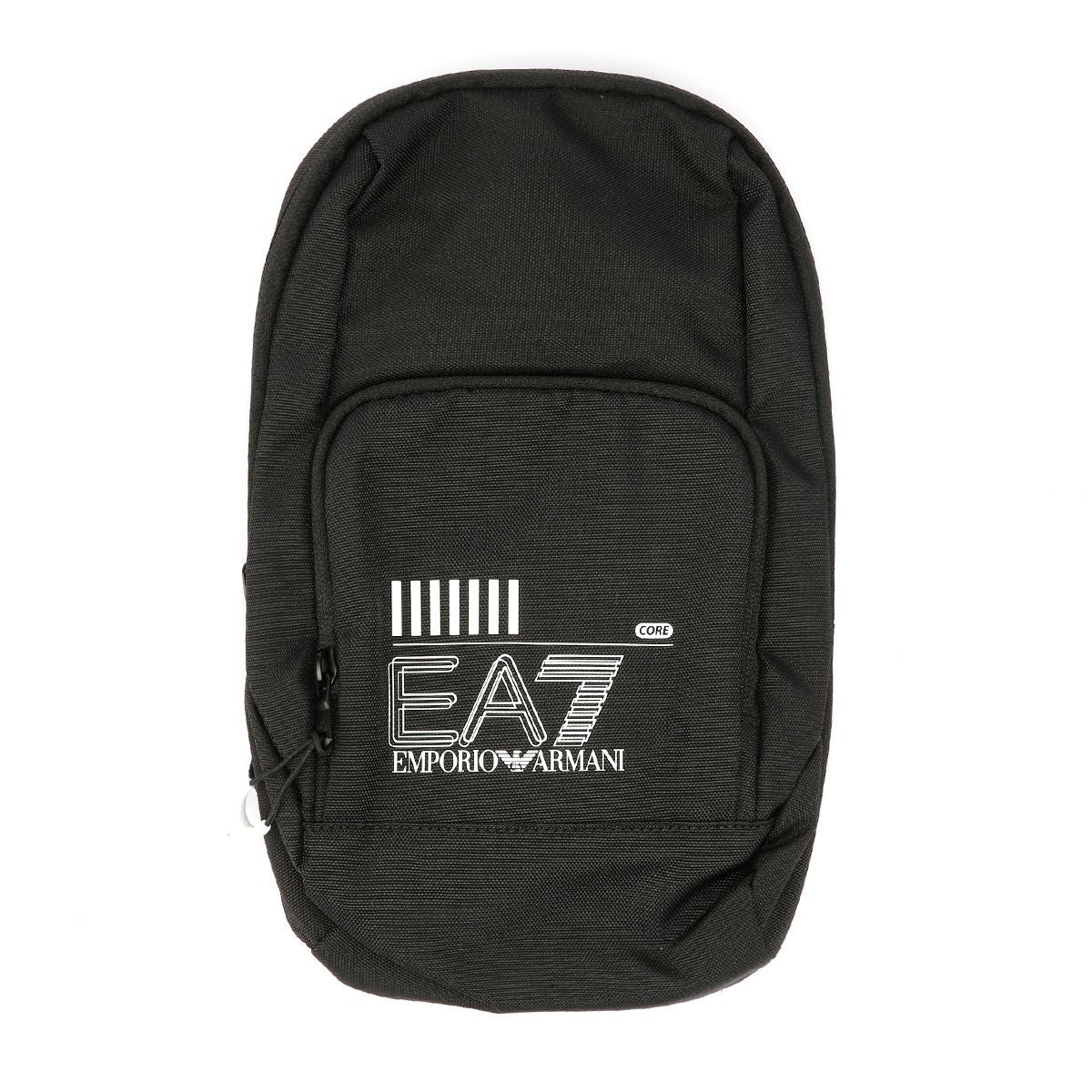 EA7 Train Core Large Herrentasche Aus Schwarzem Polyester