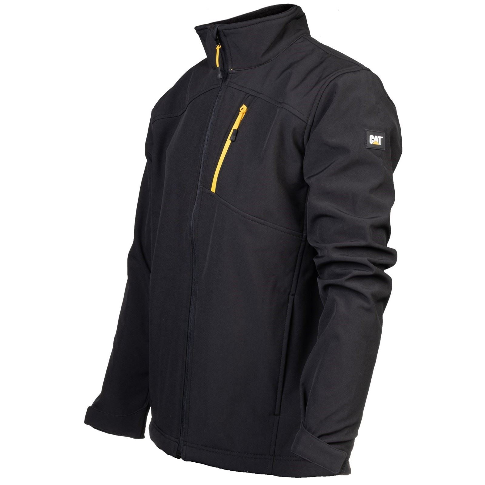 Caterpillar Essentials Shell Herren Schwarze Softshelljacke
