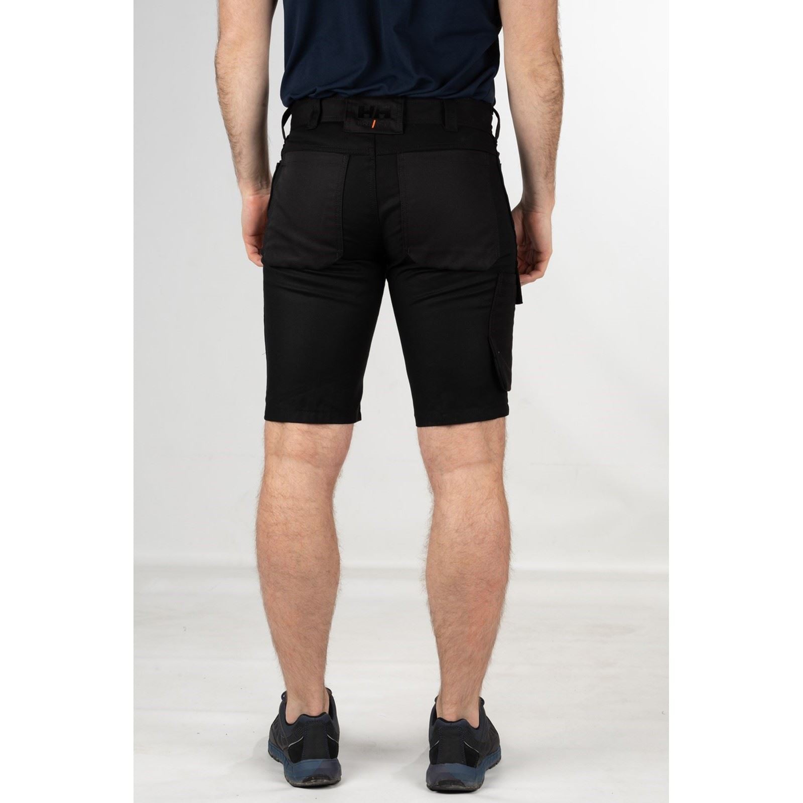 Helly Hansen Workwear Oxford Service Baumwoll Männer Schwarze Farbe Knie Lange Shorts
