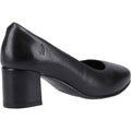 Hush Puppies Anna Wide Leder Frauen Schwarze Absätze