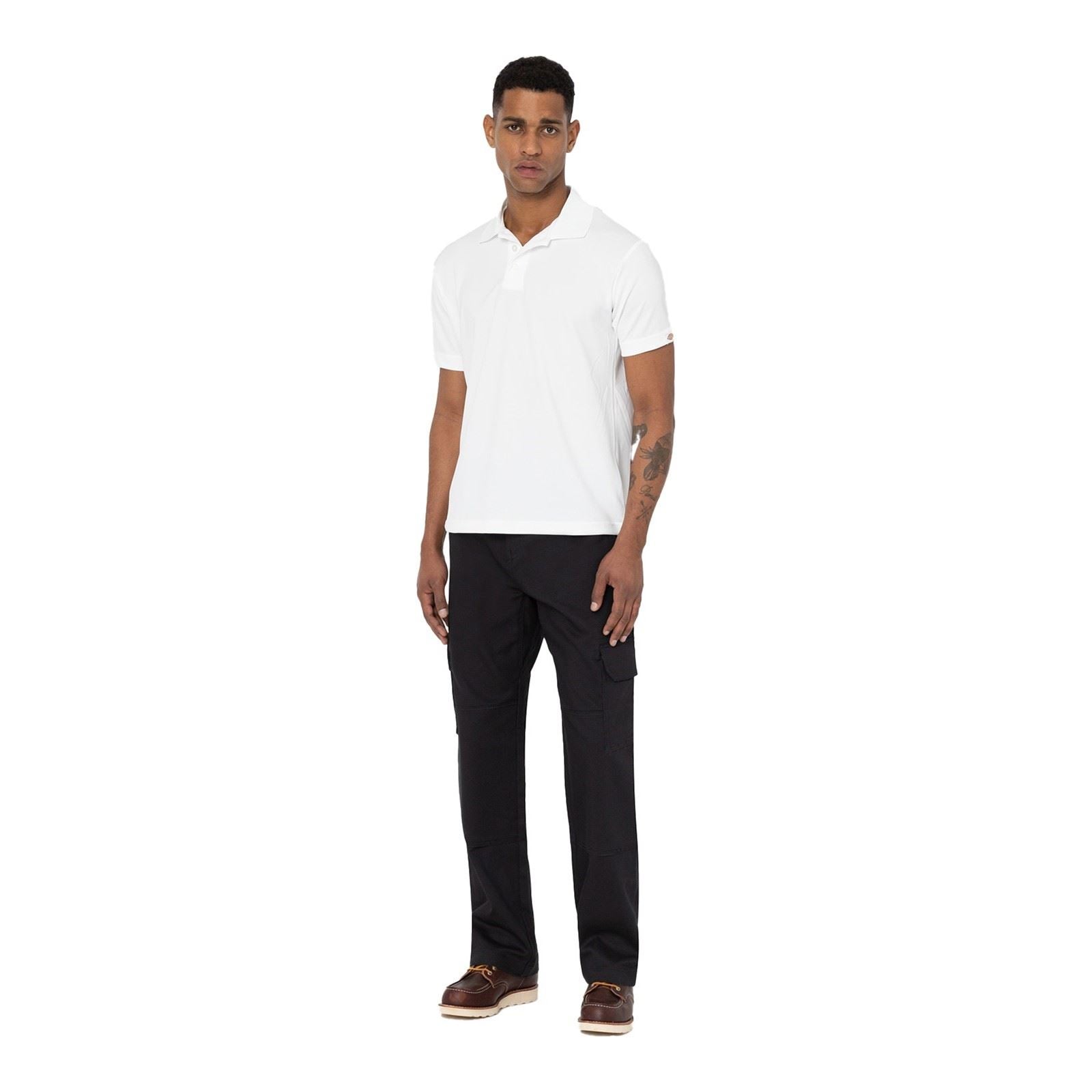 Dickies Everyday Polyester Herren Weißes Polo-Shirt