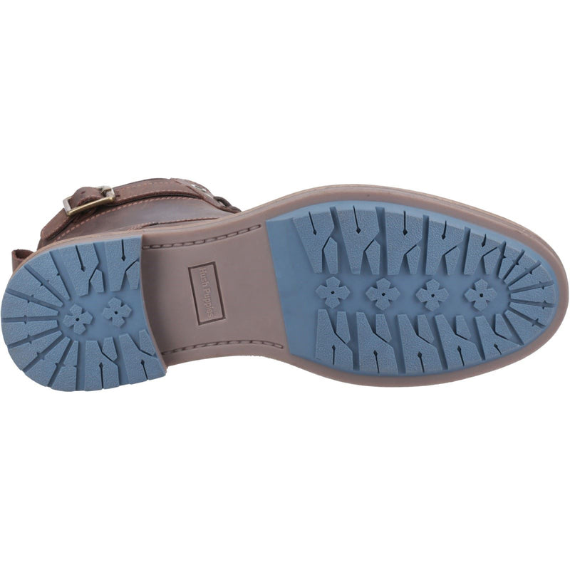 Hush Puppies Jordan Herren Leder Stiefeletten in Braun