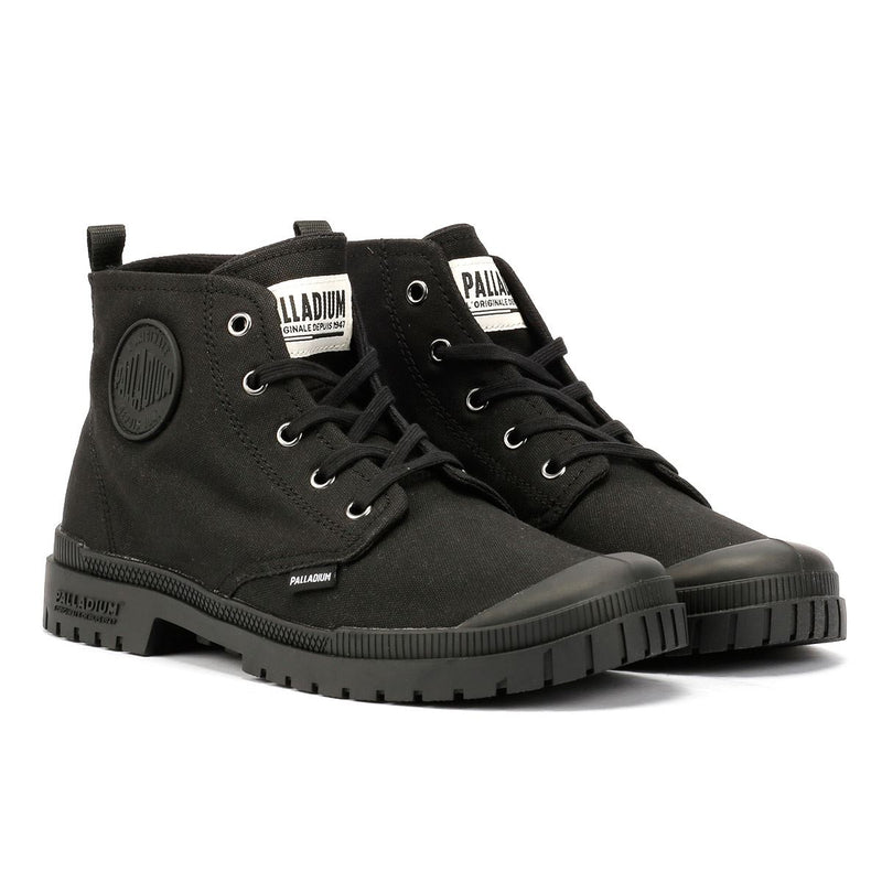 Palladium SP20 Hi CVS Canvas Schwarze Farbe Stiefel