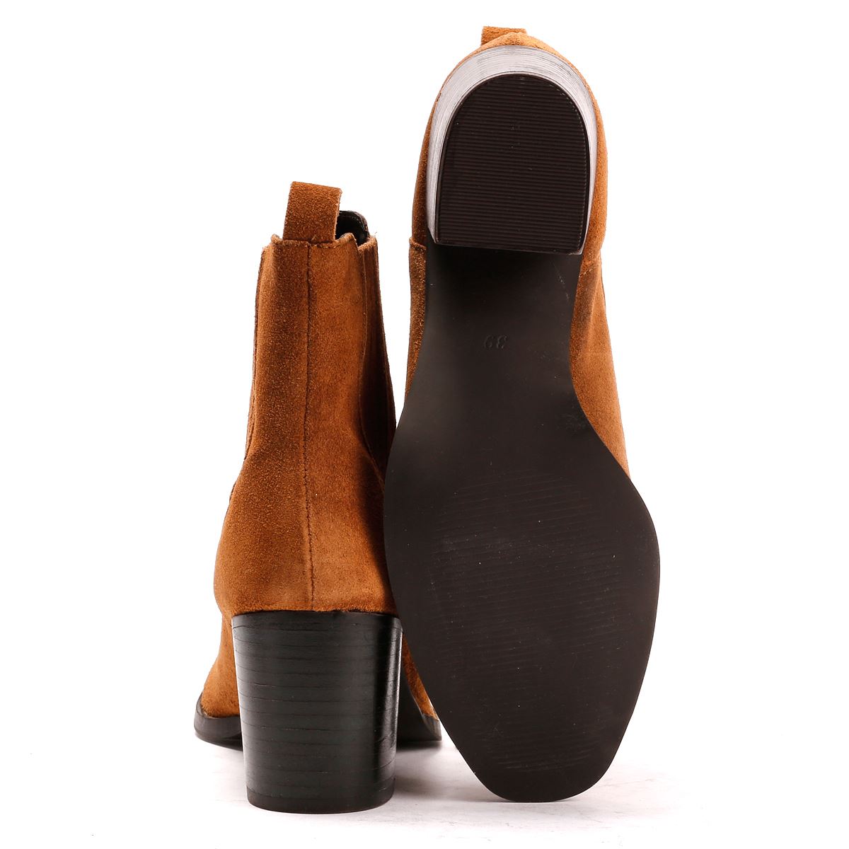 Osprey London The Naples Wildleder Damen Braune Stiefel