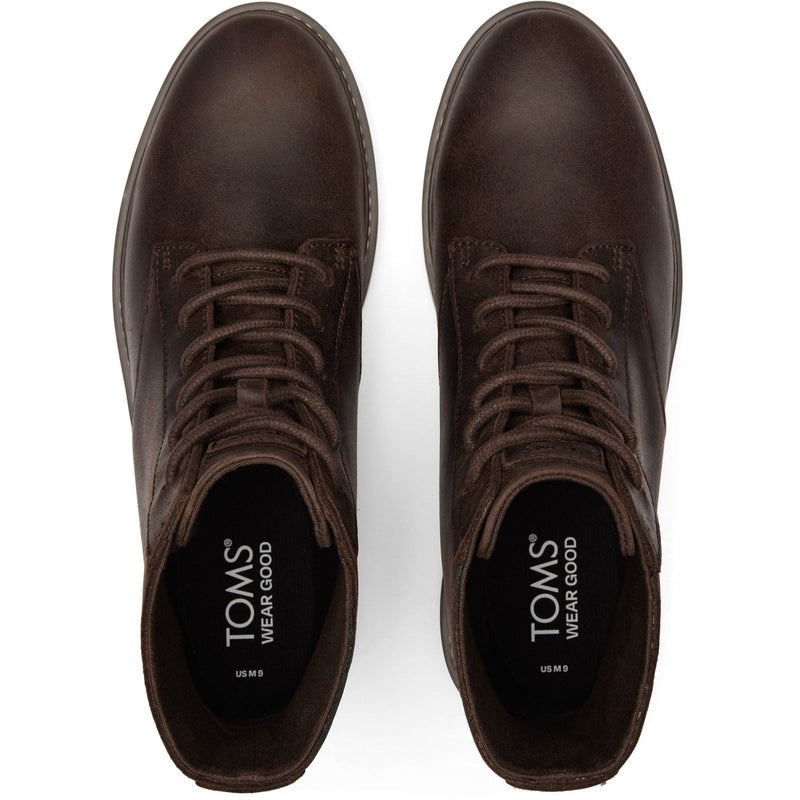 TOMS Navi TRVL Lite Ranger Leder Herren Dunkelbraune Stiefel