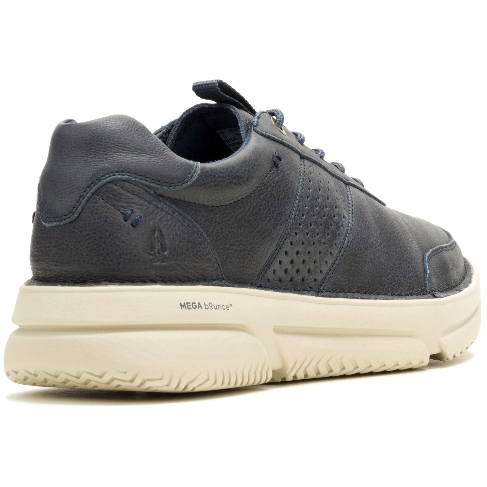 Hush Puppies Baylor Herren Sneaker aus Leder in Marineblau