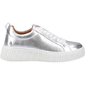 Hush Puppies Harlow Damen Sneakers Aus Silberleder