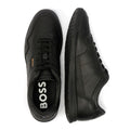 Boss Titanium Herren Schwarz Leder Sneaker