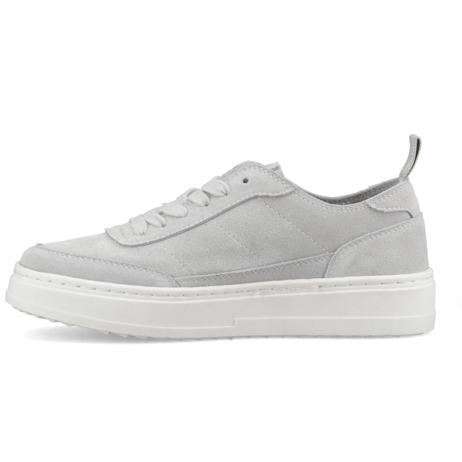 Hush Puppies Nesta Leder Damen Graue Sneaker