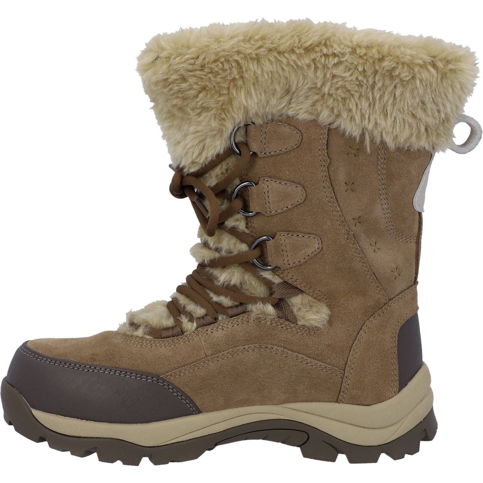 Hi-Tec Mortiz 200 Damen Wanderschuhe aus hellem braunem Leder