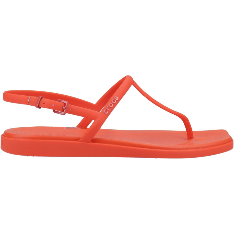 Crocs Miami Thong Flip Synthetik Damensandalen Lava