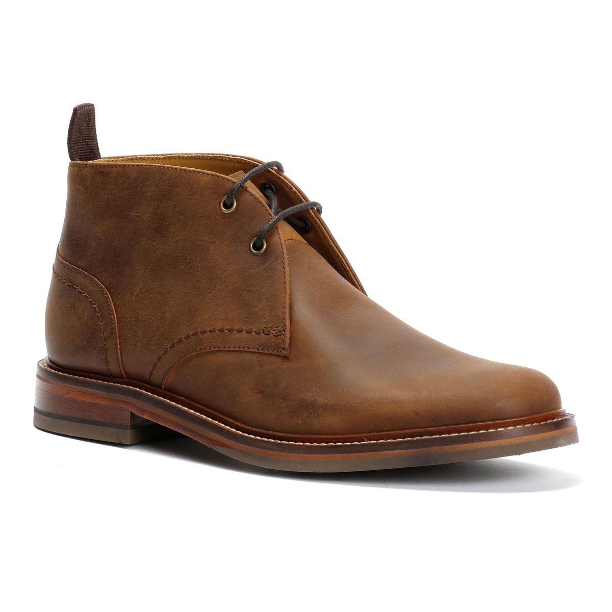 Chapman & Moore Country Chukka Leder Herren Braune Stiefel