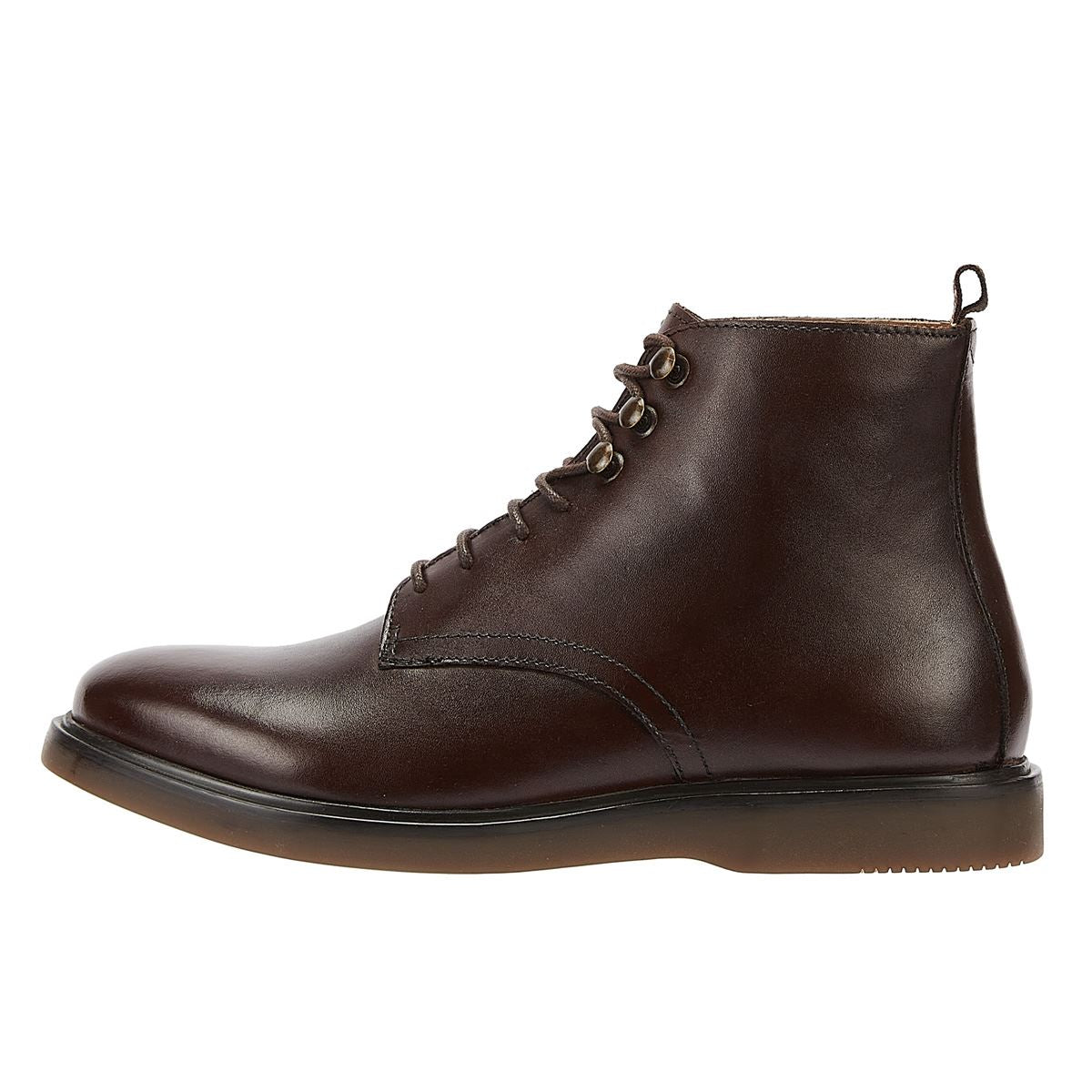 H By Hudson Battle Leder Herren Stiefel Braun
