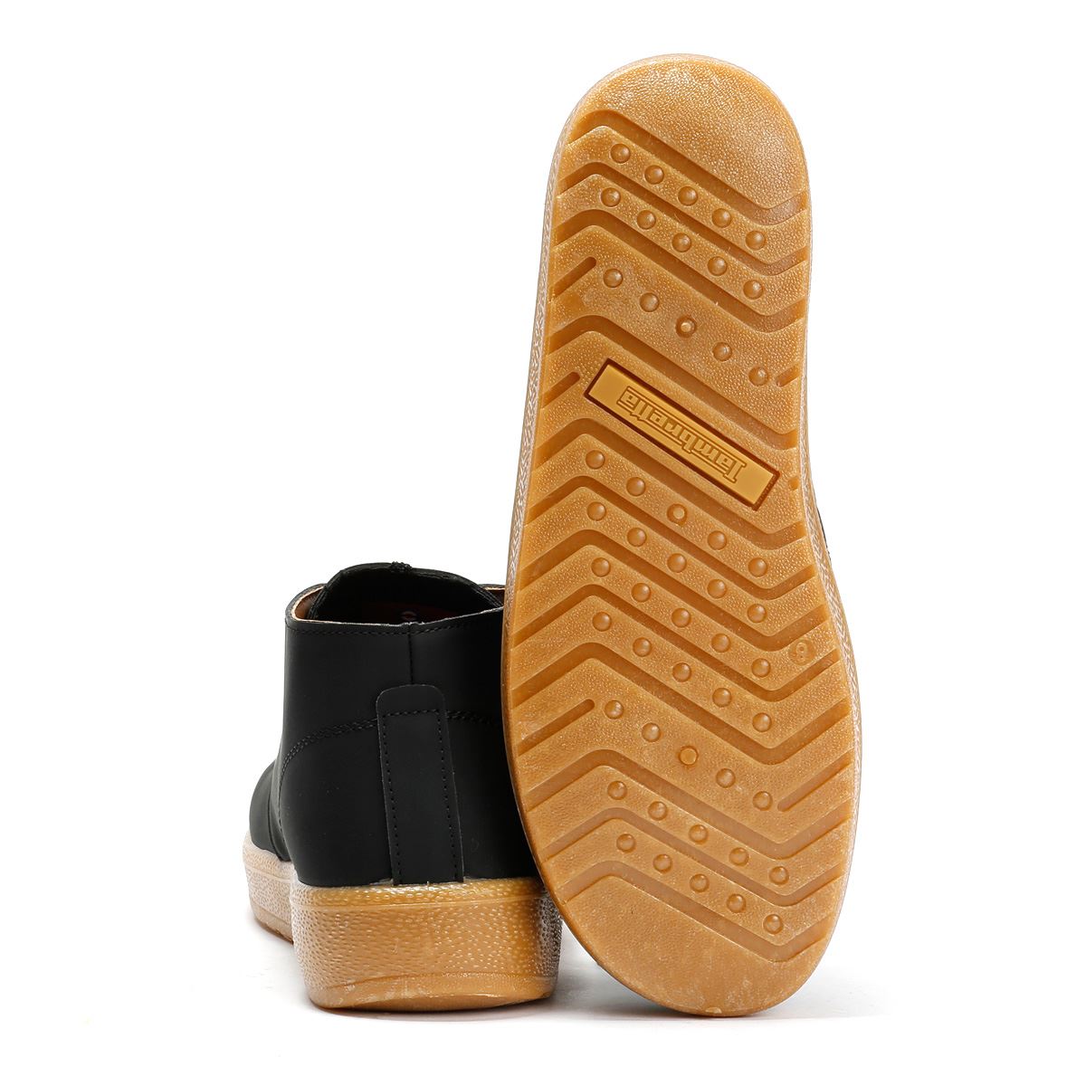 Lambretta Pinto Herren Schwarze Stiefel