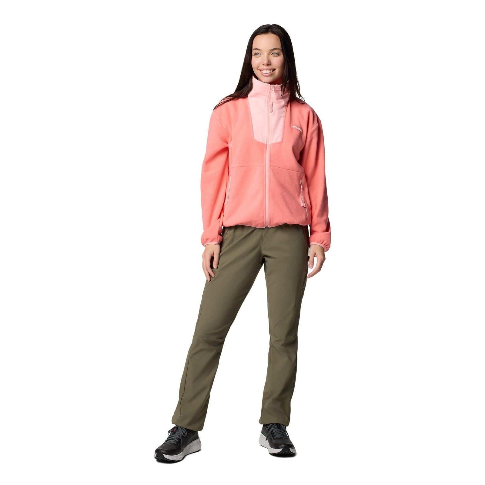 Columbia Sequoia Grove Full Zip Fleece Damen Rote Fleecejacken
