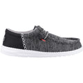 HEYDUDE Wally Funk Open Mesh Herren Bootsschuhe In Schwarz/Weiß