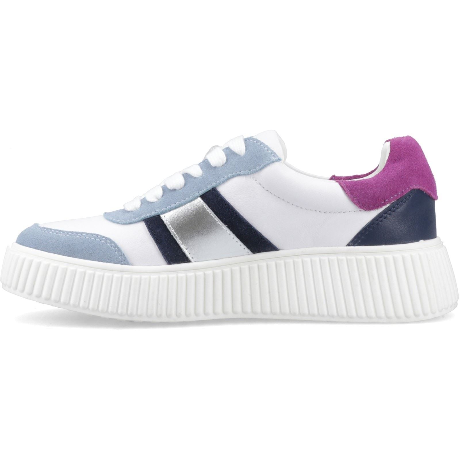Hush Puppies Holly Wildleder Damen Silber Sneaker