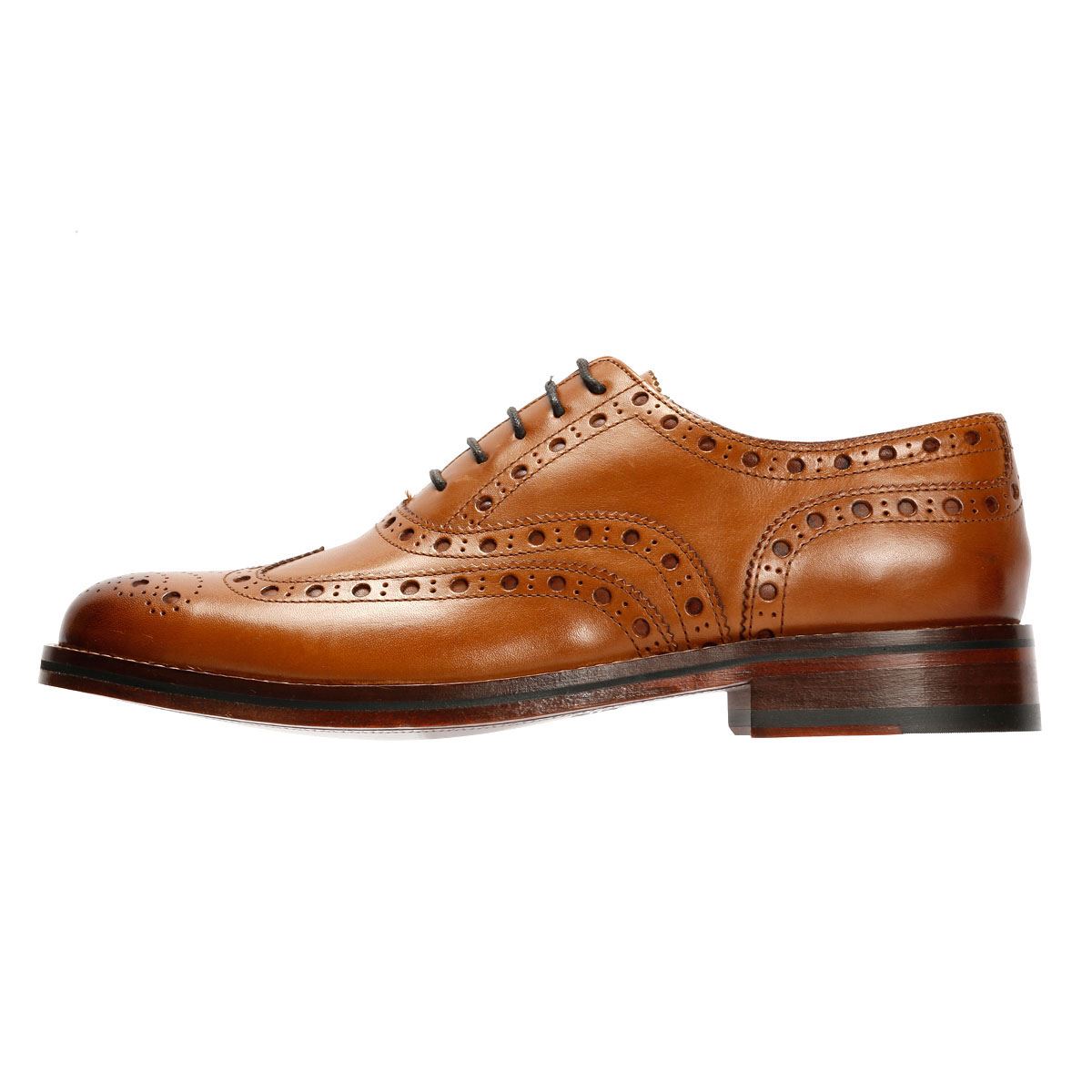 Chapman & Moore Oxford Brogue Herren Leder Braune Schnürschuhe