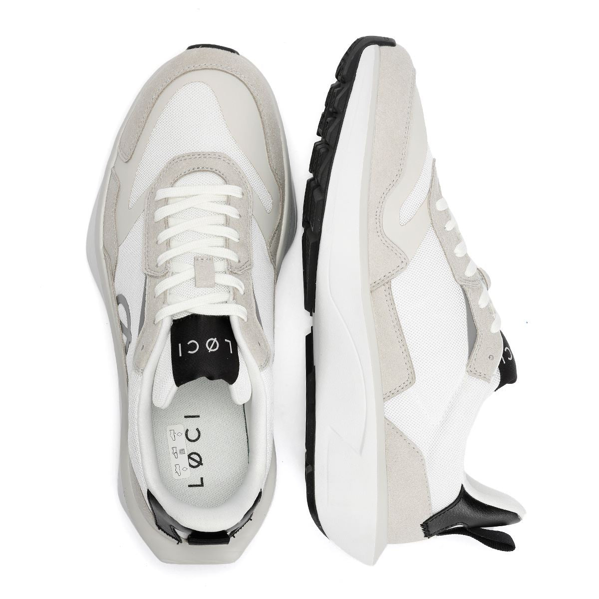 LØCI FLØ Plastik Weiße Sneakers