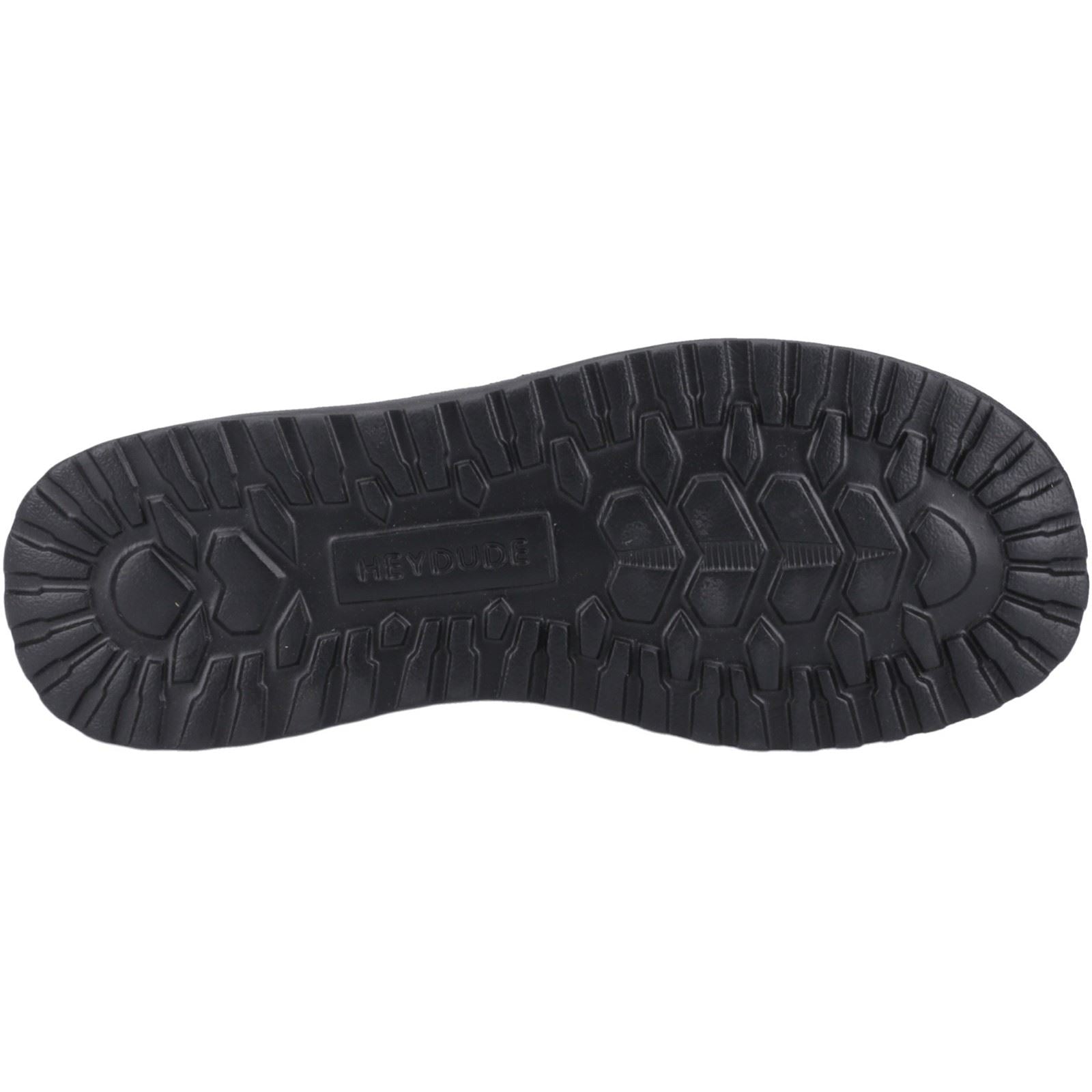 HEYDUDE Denny Baumwoll Damen Schwarze Stiefel