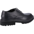 Base London Wick Schwarze Farbe Herren-Schnürschuhe Aus Leder